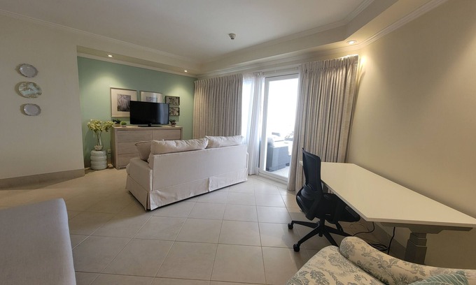 Hastings Villa | Stunning Beachfront 2-bedroom Condo with AC in Barbados