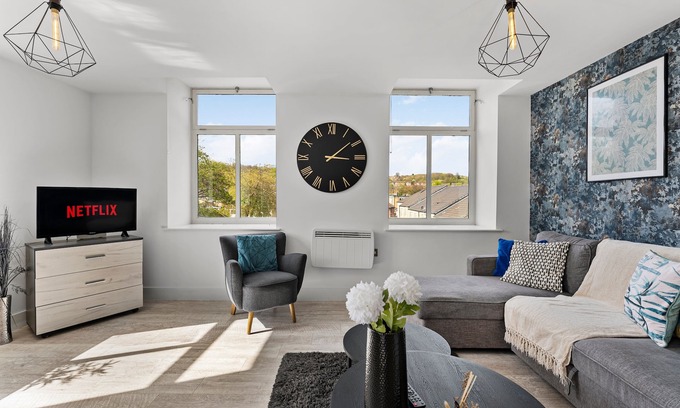 Healey Lane Apartamento | Impresionante apartamento ejecutivo: estacionamiento seguro gratuito