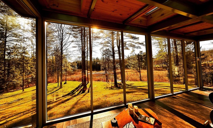 Guilford Casa | Stunning Glass House nestled in the Vermont wilderness!