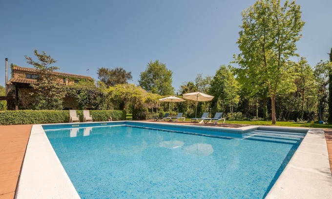 Fornells de la Selva Casa | Impresionante casa con jacuzzi, sauna, gran jardín y piscina en entorno rural