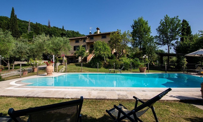 Castiglion Fiorentino Villa | Estupenda casa de vacaciones privada con A/C, WIFI, piscina privada, TV, terraza, cerca de Arezzo