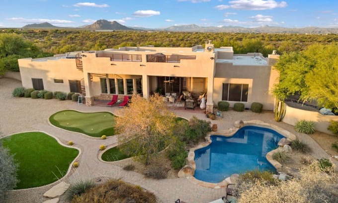 Rio Verde Foothills Casa | Stunning N. Scottsdale Desert Retreat Pool Jacuzzi
