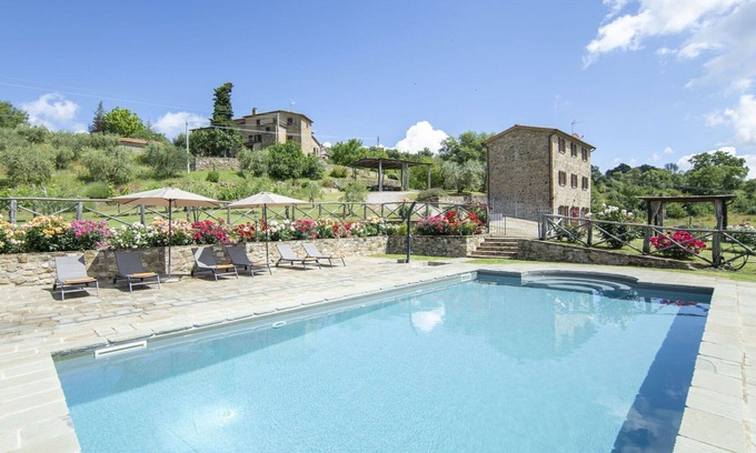Bivio Lugnano Villa | Maravillosa casa de vacaciones privada para 7 personas con piscina privada, WIFI, TV y patio