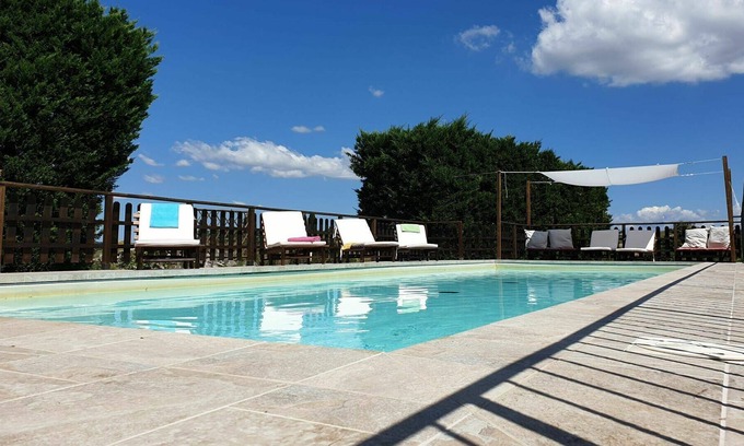 Asciano Villa | Estupenda casa de vacaciones privada con A/C, WIFI, piscina privada, TV y aparcamiento