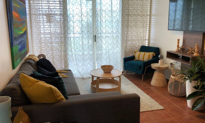 Miradero Condominio | Stunning sunsets, beaches ,Seafood delights, WiFi, Full A/C