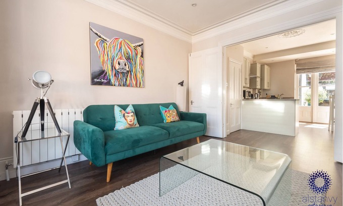 Royal Tunbridge Wells Apartamento | Apartamento-Baño privado con bañera-Vista al patio-Ground floor -Apartamento