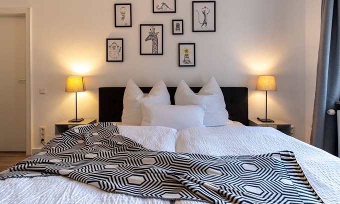 Wuppertal Apartamento | Stylisches Apartment mit Balkon