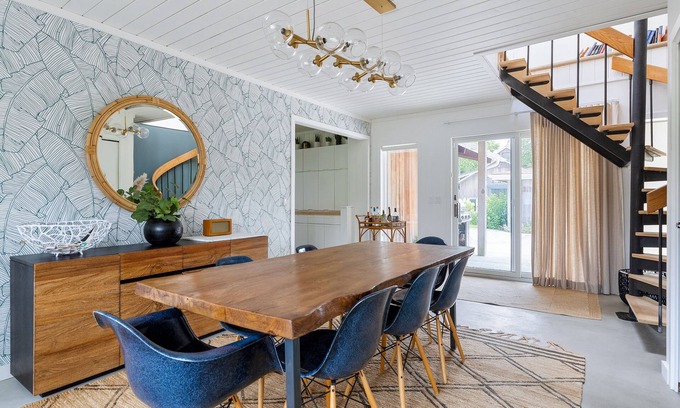 Culloden Shores Casa | Con estilo y elegante casa con piscina Montauk + patio trasero Oasis