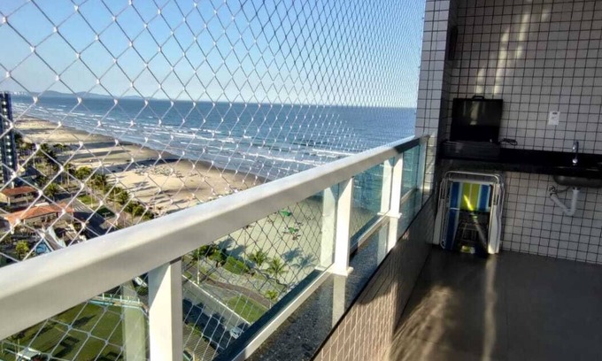 Vila Balnearia Apartamento | Stylish apartment with Ocean view in Jardim Real Praia Grande