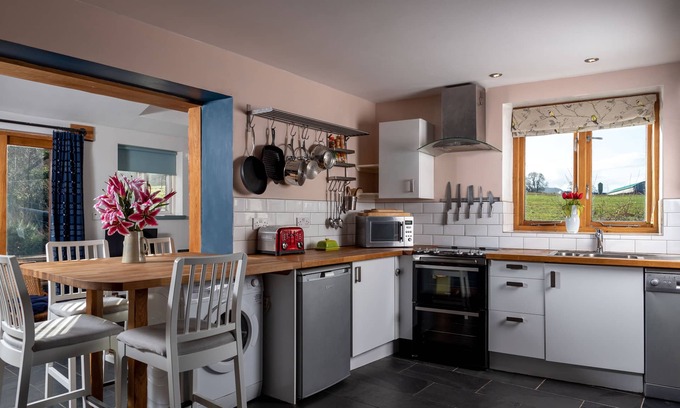 Brecon Cabaña | Elegante casa de campo para 4 en los Brecon Beacons