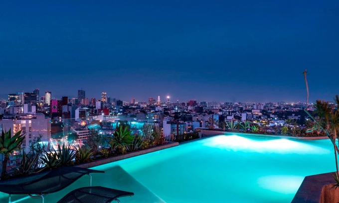 Hipódromo Casa | Stylish Hotel /Indigenous Art & City Views | Steps from Mexico's Best Cafes