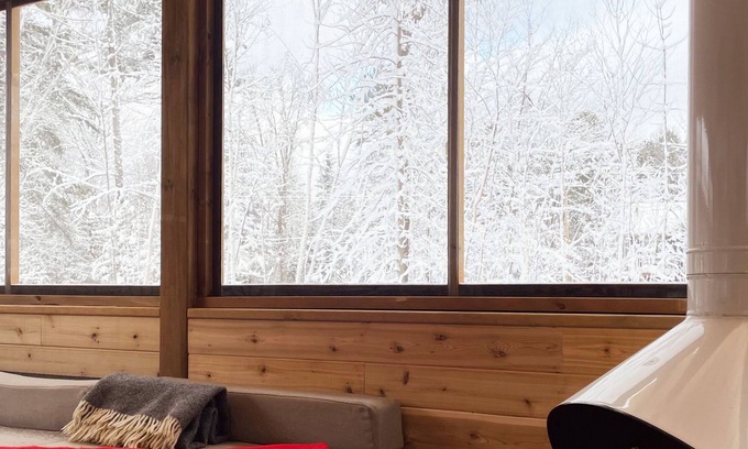 Gravenhurst Cabaña | Stylish Muskoka Beach A-Frame - Beach Access - Fireplace