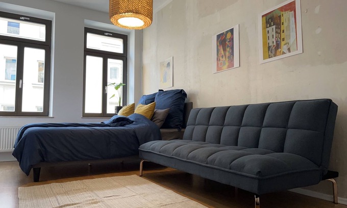 Reudnitz-Thonberg Apartamento | Stylish old building with balcony (10 min to center)