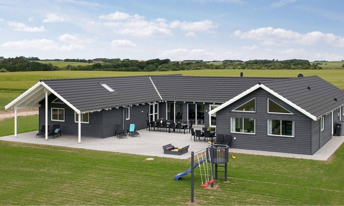 Spøttrup Casa | Elegante casa de vacaciones con piscina con sala de actividades ubicada en el idílico Limfjord