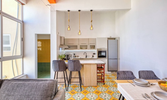 Sliema Apartamento | Stylish Sliema apt with rooftop, sea & Valletta views – central yet peaceful.