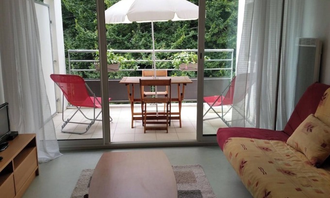 Anglet Apartamento | Sudio + terrace 8m² center, beaches, south & parking