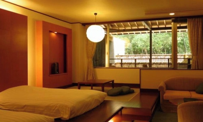 Yunohana Hotel | Suite room with openair hot spring Mt Hotou nonsmoking / Kameoka Kyōto
