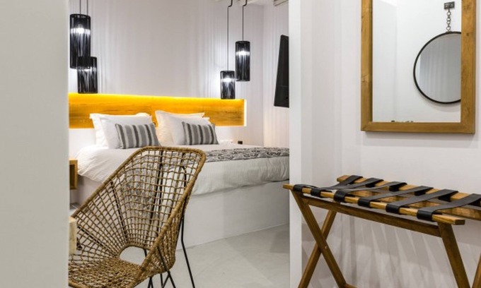 Panormos Villa | Suite With Private Pool and sea View