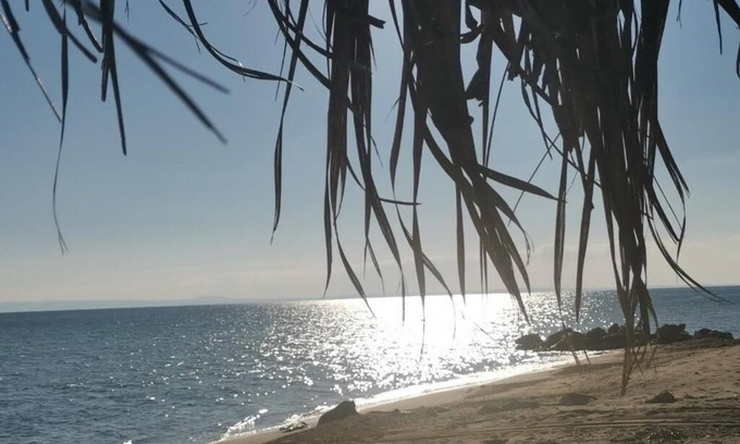 Halkidiki Villa | Suite with private pool for 2 Fitted kitchen Bathroom