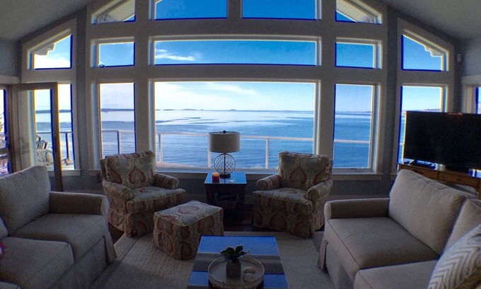 Northport Casa | Casa frente al mar con impresionantes vistas panorámicas de Penobscot Bay, cerca de Camden