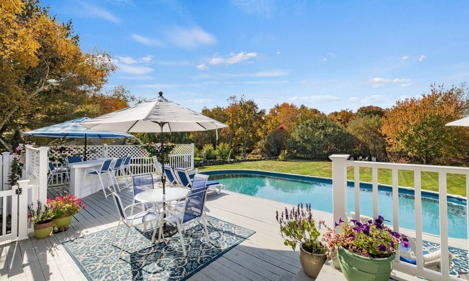 Narragansett Casa | Summer fun starts here! Pool, fabulous outdoor deck/yard, 5 bed, 3 bath&more!