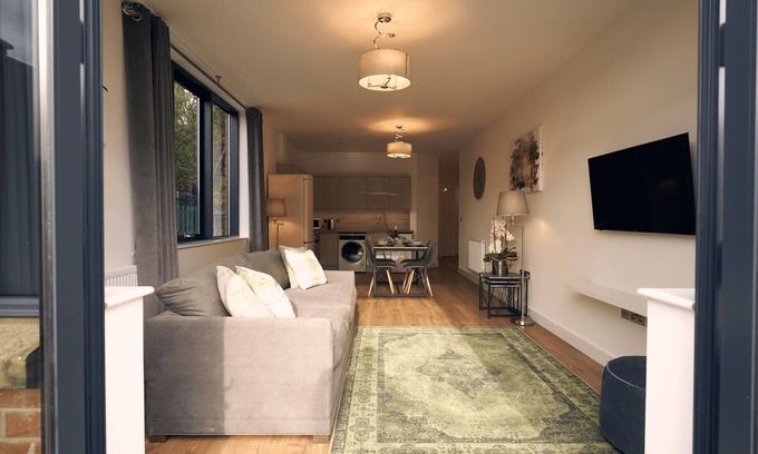Hungerford Apartamento | Woodpecker-De Lujo-Apartamento-Baño Privado-Terraza