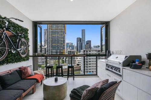 South Brisbane Apartamento | Sunny 1b in heart of South Bris