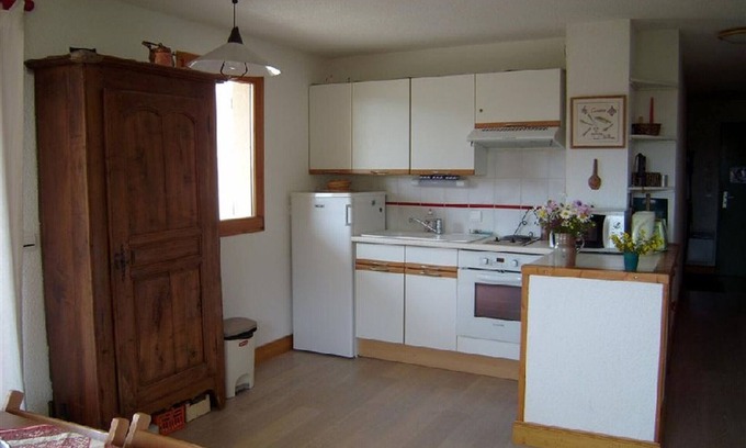 Crest-Voland Apartamento | Apartamento 3 piezas para 6 personas con terraza, a 100m de las pistas en Crest-Voland