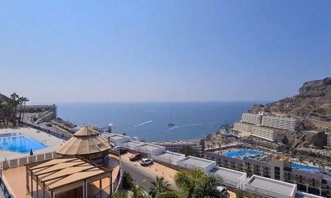 Taurito Apartamento | Sunny Seaview Modern apt - Pool and Beach Access