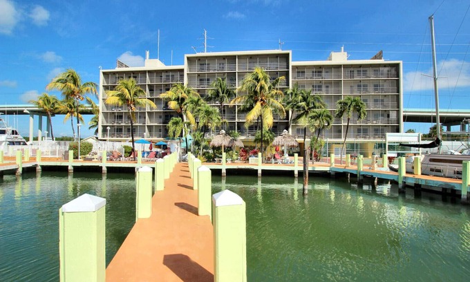 Key Largo Condominio | Puesta de sol de la bahía en Key Largo, Florida