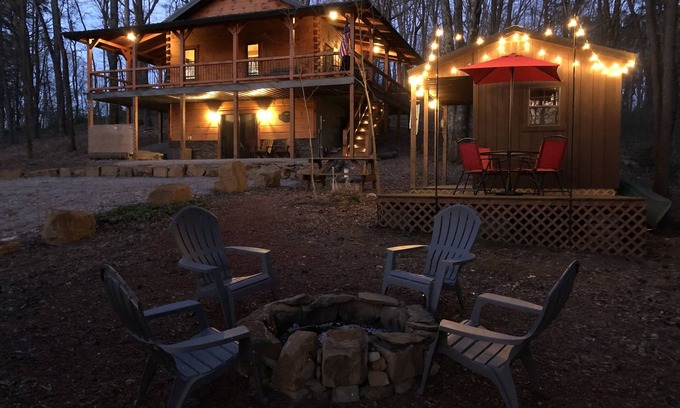 Logan Cabina | Sunset Ridge-Cabaña-Baño privado