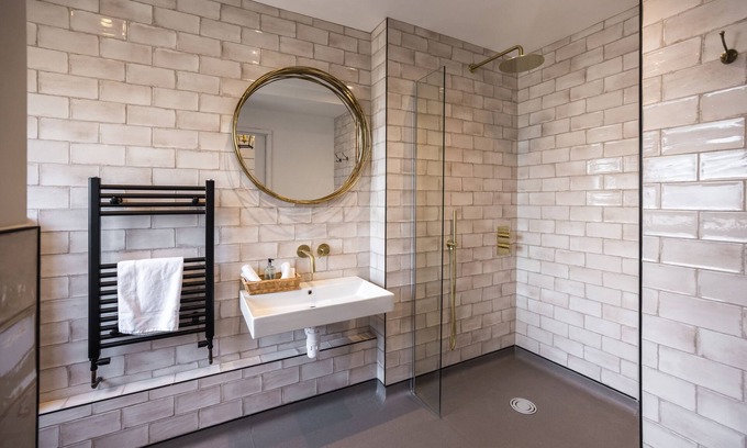 Clitheroe Casa | Cama de Matrimonio o Dos Camas-Firma-Baño privado con ducha-Vista al campo