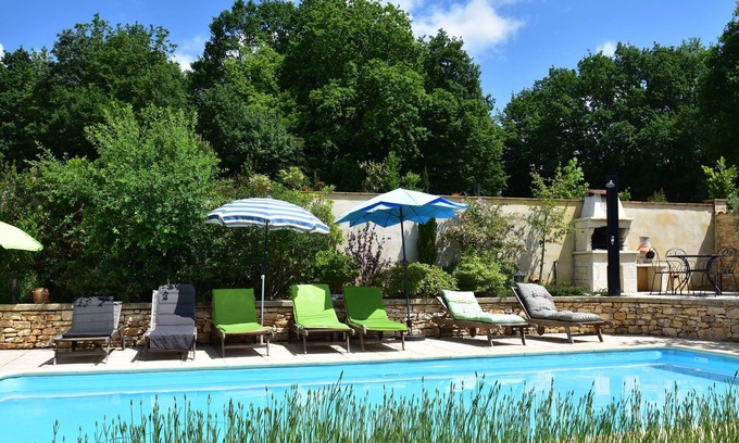 Montcabrier Casa | Increible casa de vacaciones en Busse con Piscina