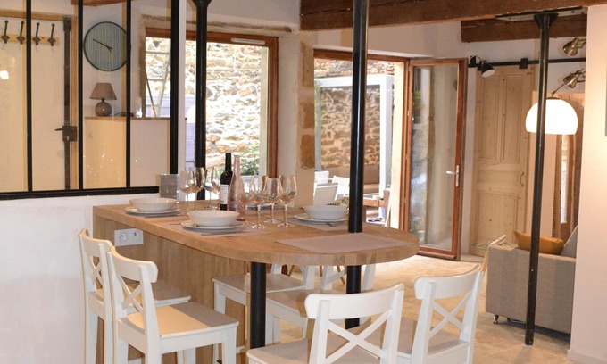 Gorge de Loup Casa | Magnífica tienda de barcos viejos en Saone a 10 minutos de Vieux Lyon