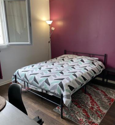 Vandoeuvre-les-Nancy Apartamento | Superbe Chambre parentale avec salle de bains privée et WC privés, wifi, cuisine
