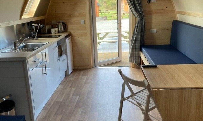 Berwick-upon-Tweed Cabina | Superior-Cabaña-Baño privado con ducha-Vista al Parque
