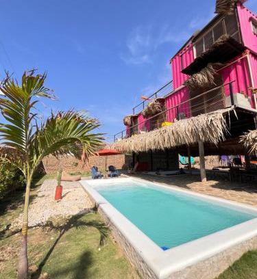 Juan de Acosta Casa | Surf Mojarra Beach Habitación privada con vista al mar