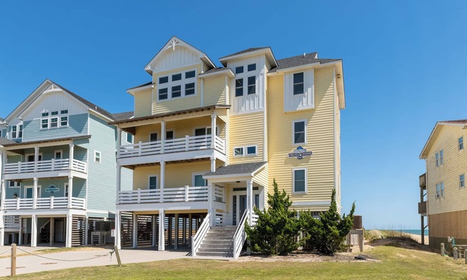 Buxton Casa | Surfside Retreat Oceanfront Home + Pets Stay Free!