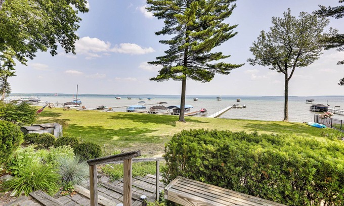 Higgins Lake Casa | Swim, Fish & Boat: House on Stunning Higgins Lake!