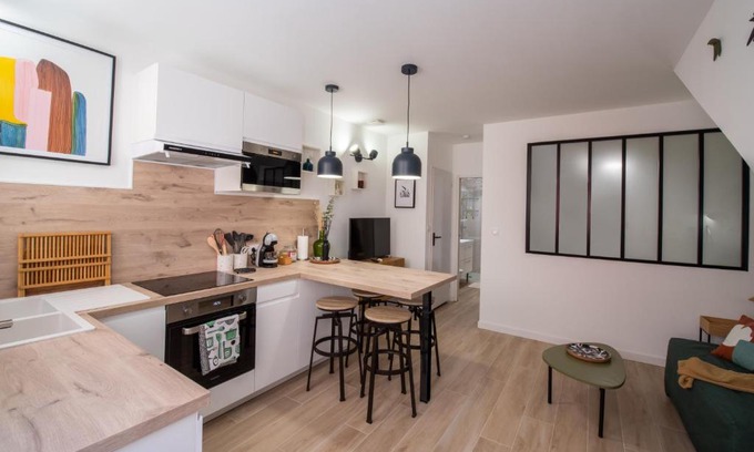 Martigues Apartamento | T2 cosy et climatisé au cœur de la ville - La Golondrina