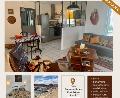 Port Ariane Apartamento | T2 d'exception sur Port Ariane