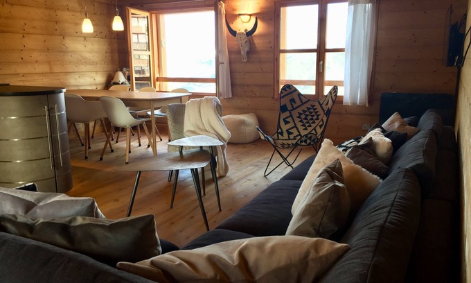Pra Loup Apartamento | T4 grd de pie Pra Loup 1600 parque privado 50m pistas / oficina de turismo