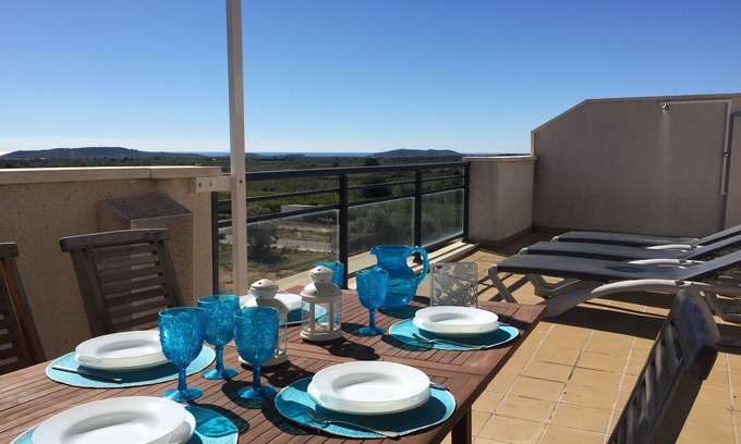 San Jorge Apartamento | PROVECHA JULIO Y AGOSTO!! Ático con Terraza UNICA con BBQ y chill-out!!