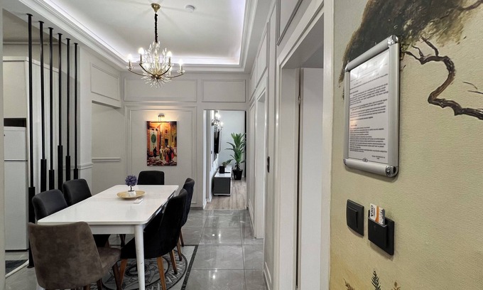 Harbiye Apartamento | Taksim Square Luxury 4BR Next to Hotels Full A/C
