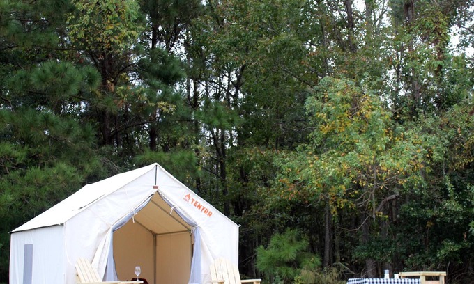 Mandeville Alquiler De RV | Tentrr State Park Site - Louisiana Fontainebleau State Park - Teepee Field B -