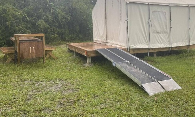 Bay St Louis Alquiler De RV | Tentrr State Park Site - Mississippi Buccaneer State Park - Woodland A - Double