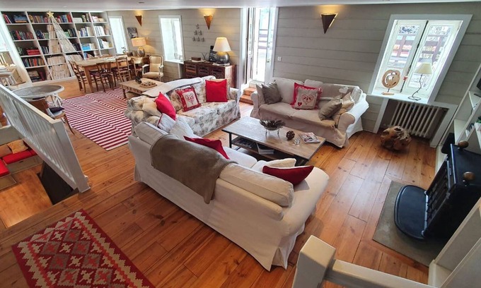 Viel-Alpe Chalet De Esquí | Terrasse panoramique, sauna privé, salle de jeux