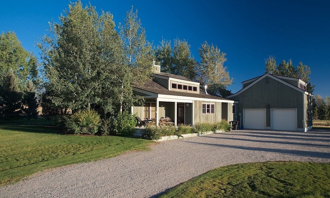 Hastings Farm Casa | Ver Teton Lodge-Amplio, pacífico, vista impresionante. Bañera de hidromasaje / sauna / vapor Ducha