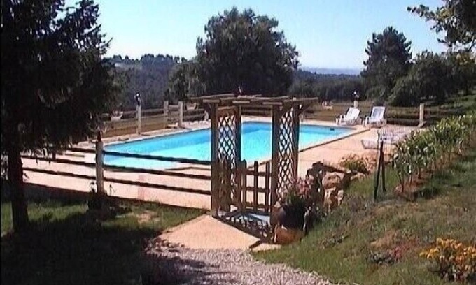 Saint-Crepin-et-Carlucet Cabaña | La Grange: Casa de piedra con piscina a 12 km de Sarlat