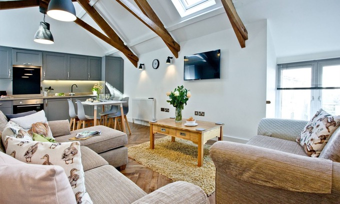 Torcross Casa | The Barn, 22 At The Beach - una casa con capacidad para 4 personas en 2 habitaciones